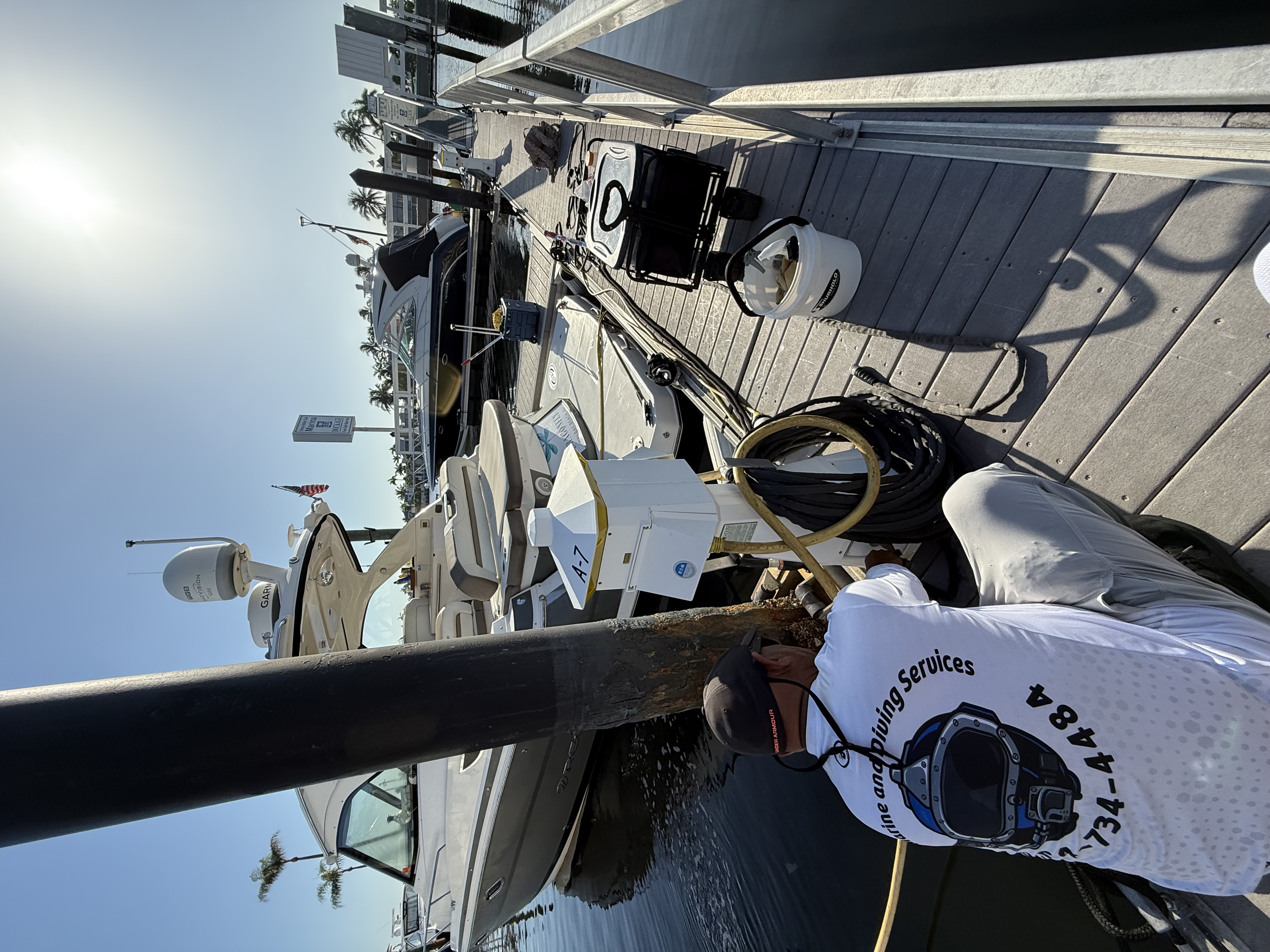 Top Side Dock Cleaning